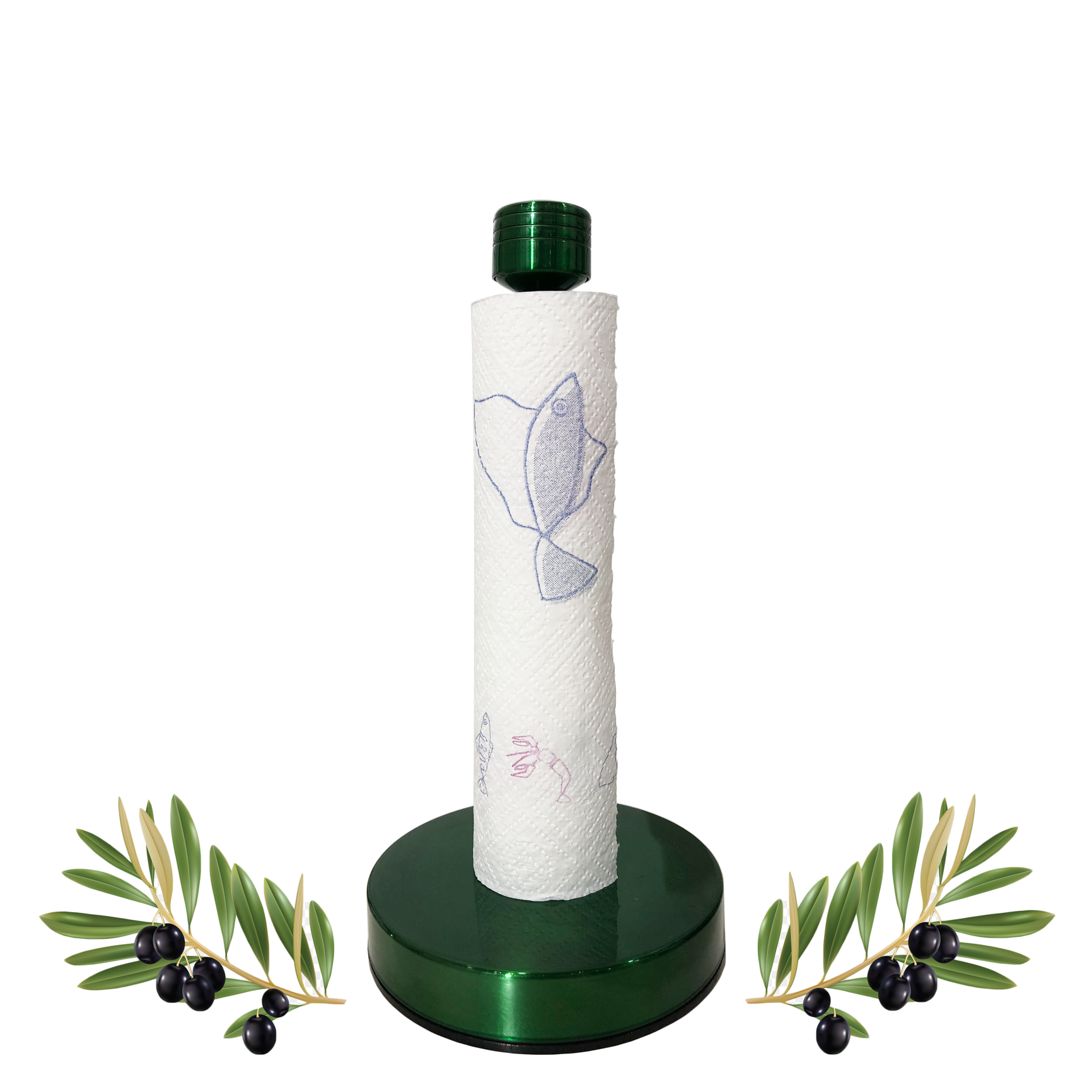 Single-Hand Tear Paper Towel Holder