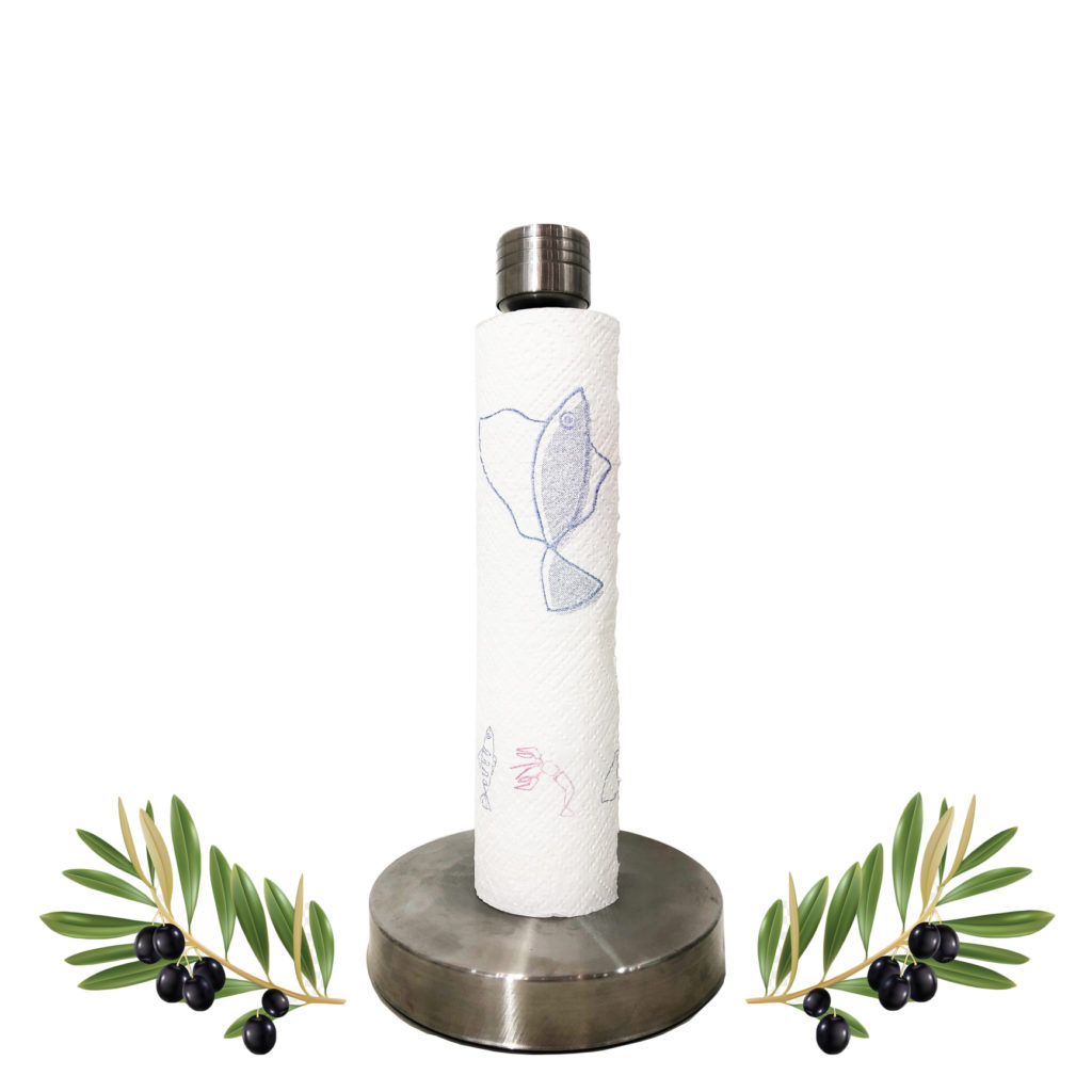 Single-Hand Tear Paper Towel Holder