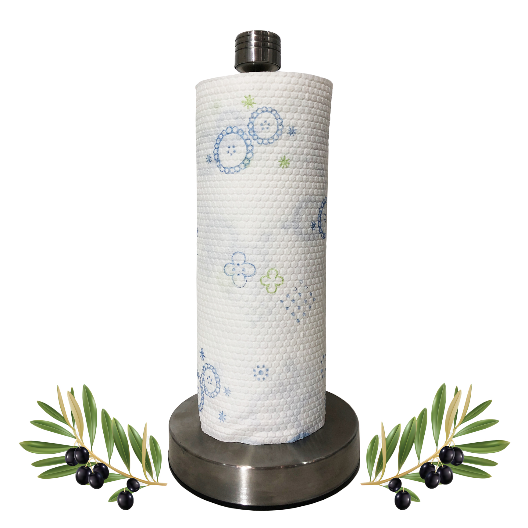 Single-Hand Tear Paper Towel Holder